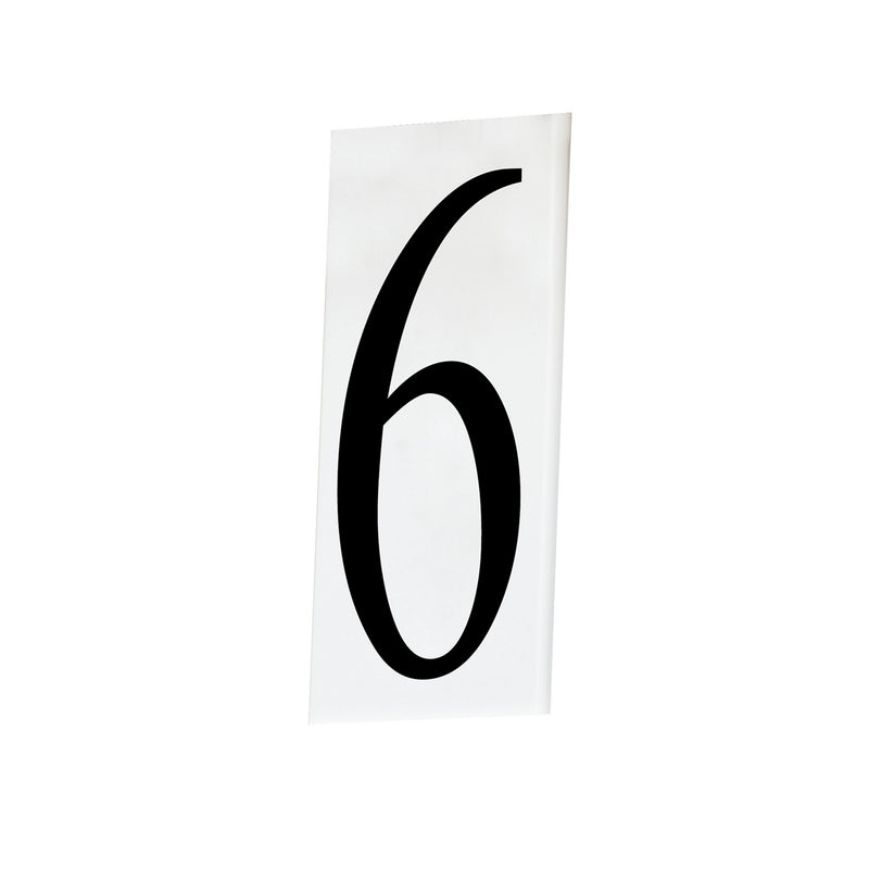 Maxim 53636WT House Number 6/9, White