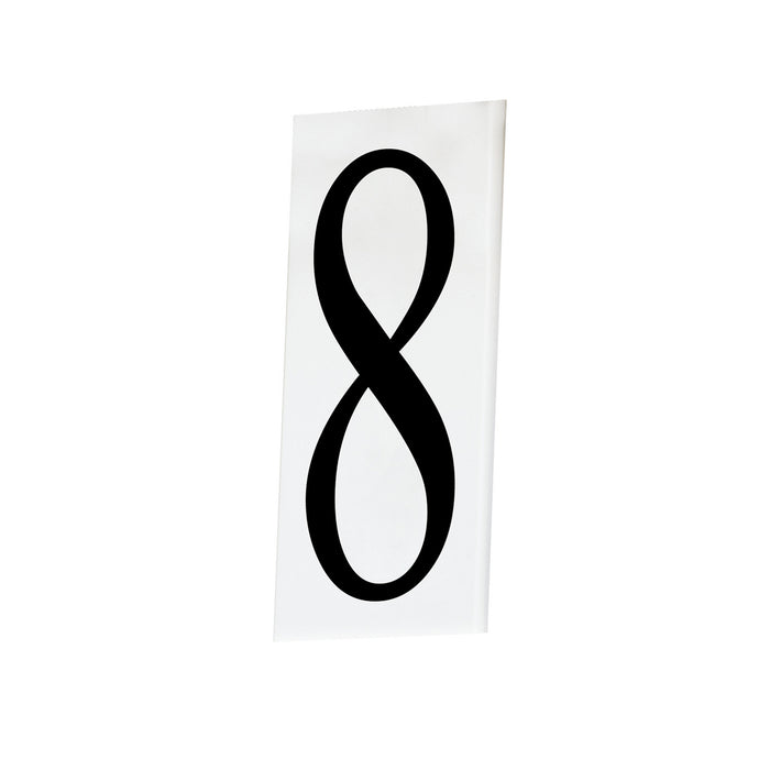 Maxim 53638WT House Number 8, White