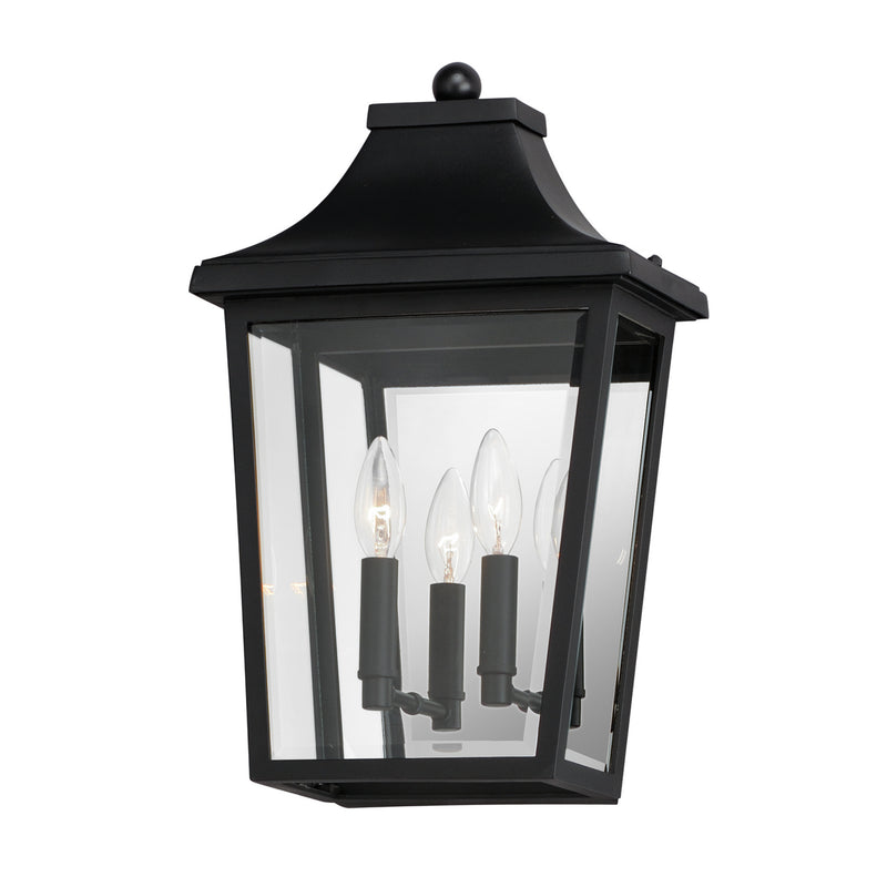 Maxim 40231CLBK Two Light Pocket Sconce, Black