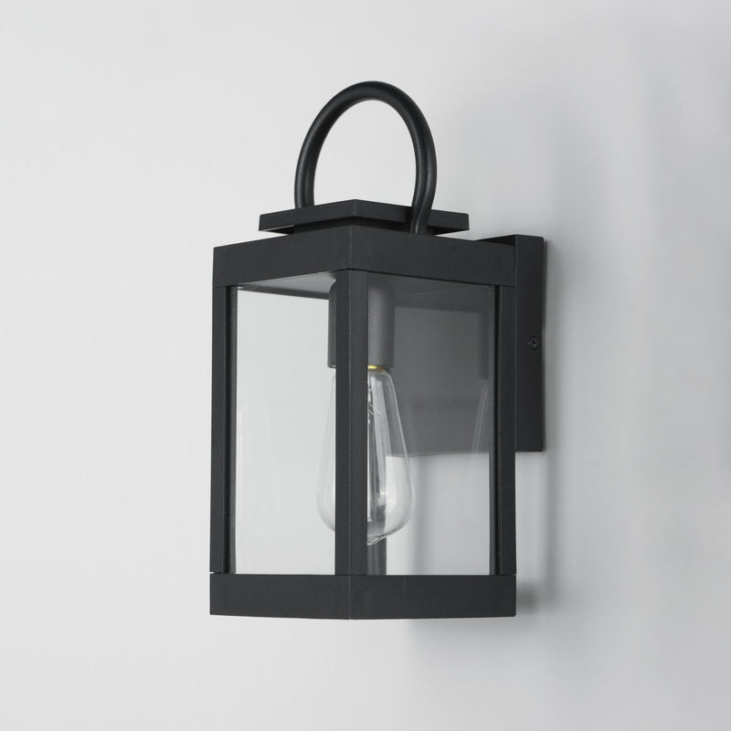 Maxim 40312CLBK One Light Outdoor Wall Sconce, Black