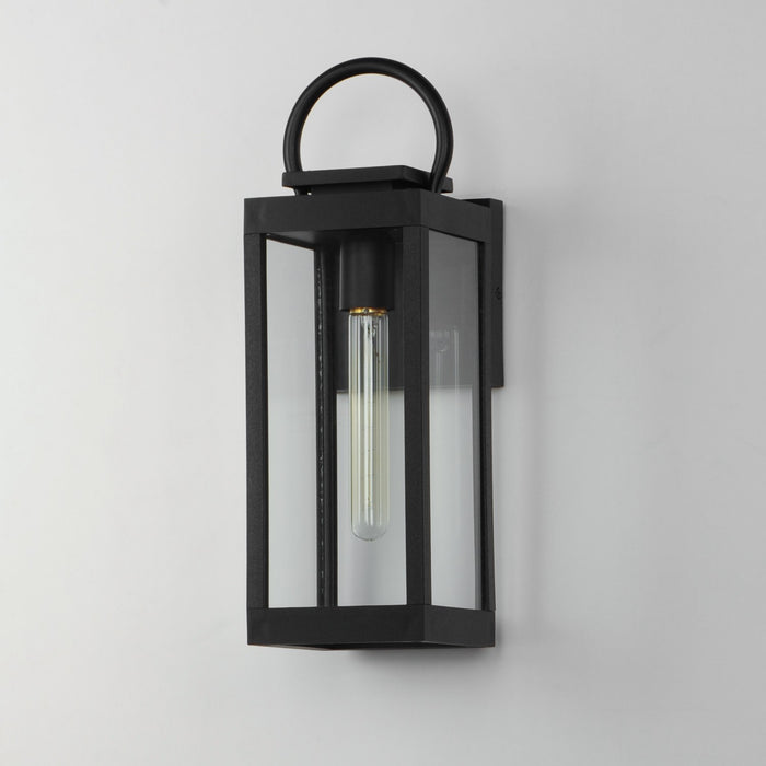 Maxim 40314CLBK One Light Outdoor Wall Sconce, Black