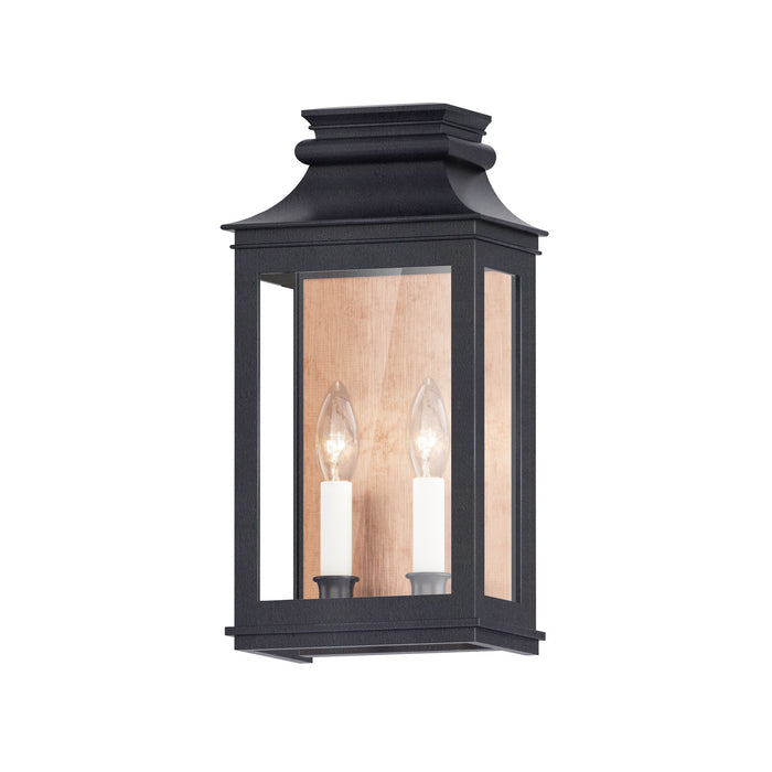 Maxim 40914CLACPBO Two Light Outdoor Wall Sconce, Antique Copper / Black Oxide