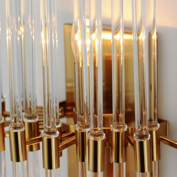 Maxim 38409CLHR Two Light Wall Sconce, Heritage