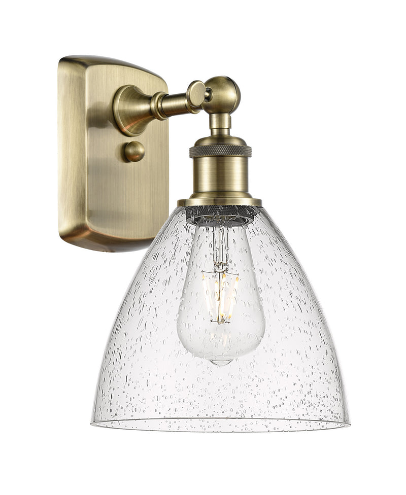 Innovations 516-1W-AB-GBD-754 One Light Wall Sconce, Antique Brass