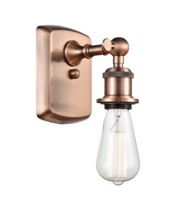 Innovations 516-1W-AC One Light Wall Sconce, Antique Copper