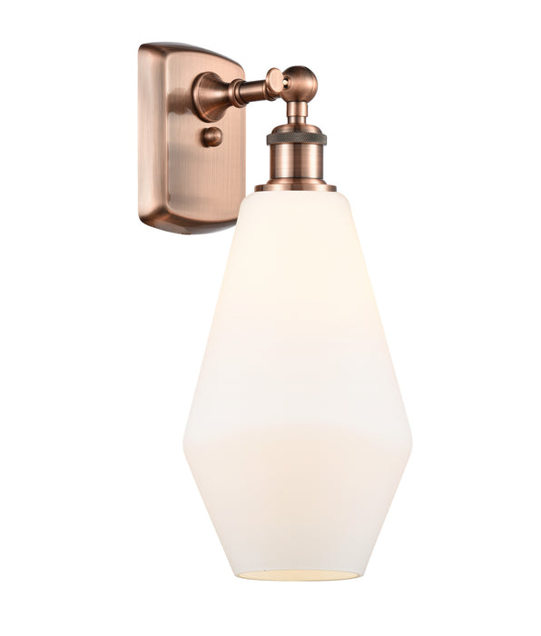 Innovations 516-1W-AC-G651-7-LED LED Wall Sconce, Antique Copper