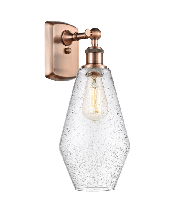 Innovations 516-1W-AC-G654-7 One Light Wall Sconce, Antique Copper