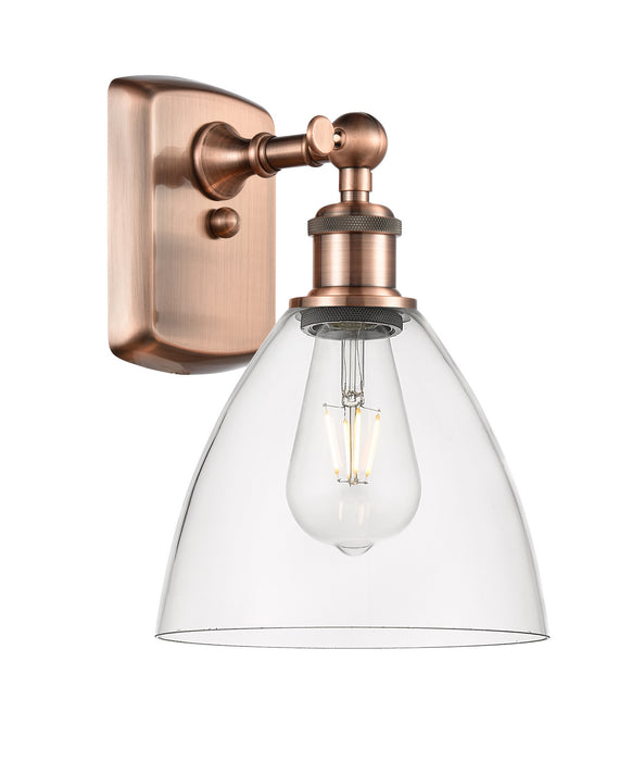 Innovations 516-1W-AC-GBD-752 One Light Wall Sconce, Antique Copper