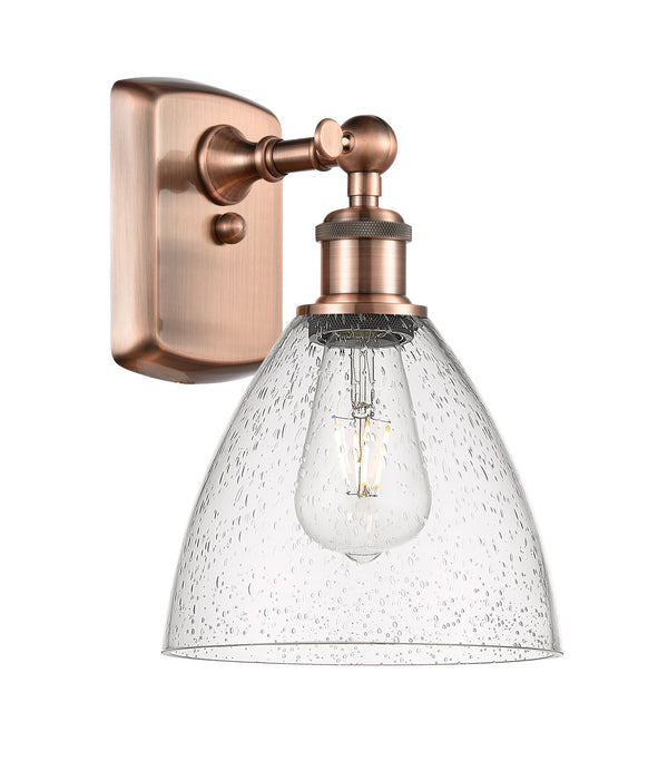 Innovations 516-1W-AC-GBD-754 One Light Wall Sconce, Antique Copper