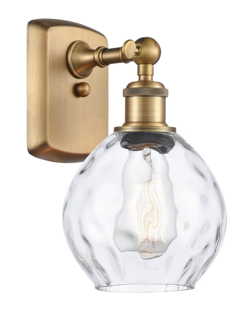 Innovations 516-1W-BB-G362 One Light Wall Sconce, Brushed Brass