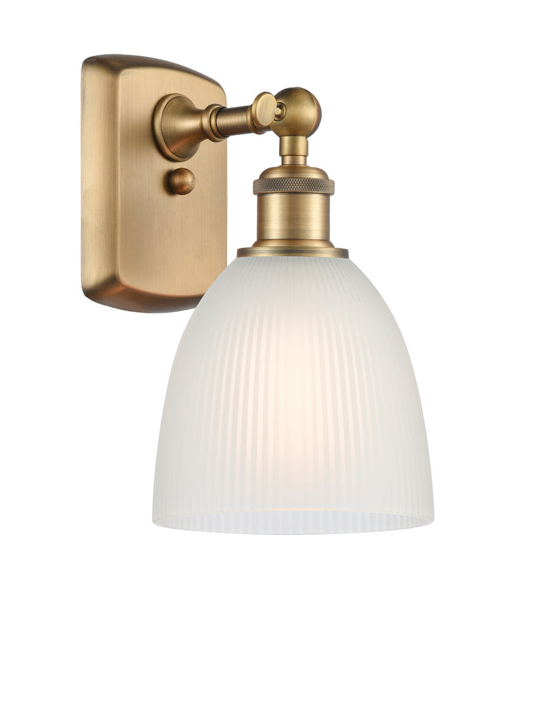 Innovations 516-1W-BB-G381 One Light Wall Sconce, Brushed Brass