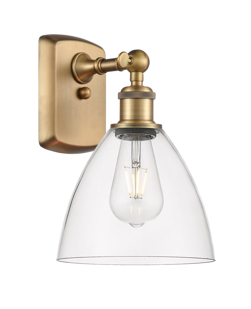Innovations 516-1W-BB-GBD-752 One Light Wall Sconce, Brushed Brass