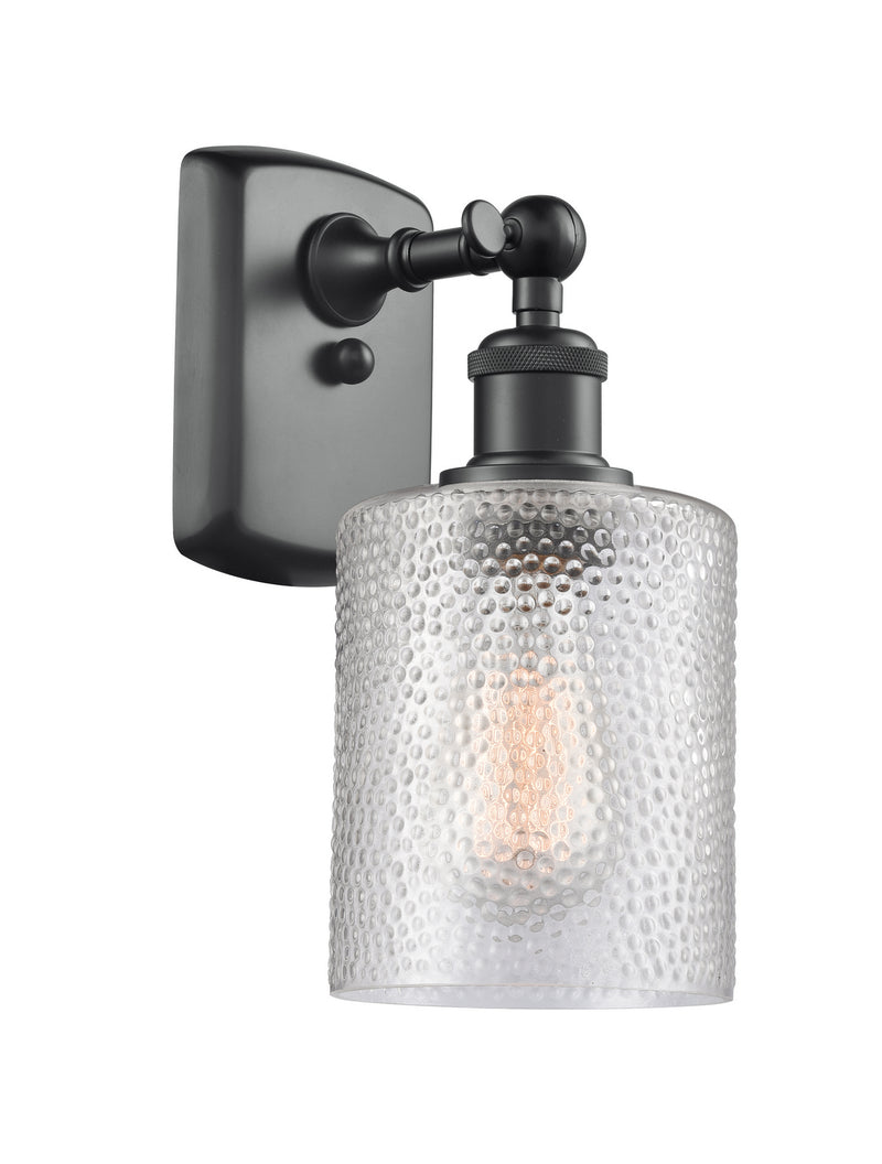 Innovations 516-1W-BK-G112-LED LED Wall Sconce, Matte Black