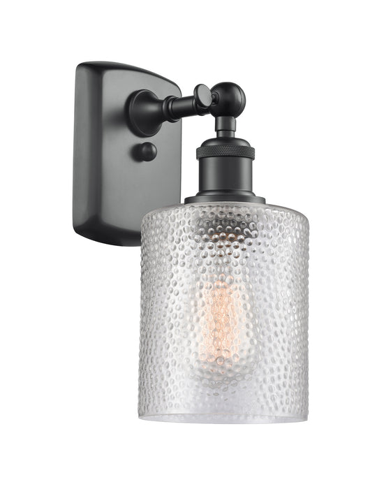 Innovations 516-1W-BK-G112-LED LED Wall Sconce, Matte Black