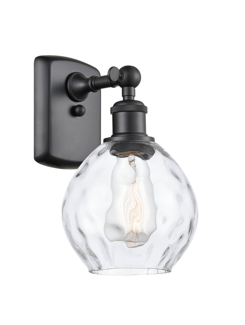 Innovations 516-1W-BK-G362 One Light Wall Sconce, Matte Black