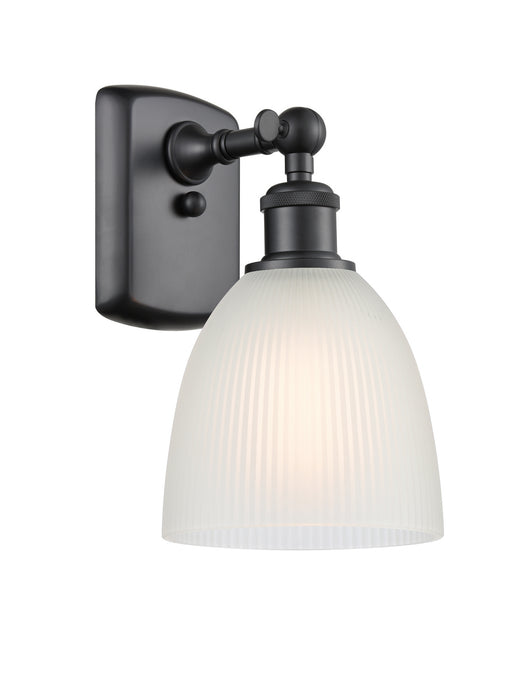 Innovations 516-1W-BK-G381 One Light Wall Sconce, Matte Black