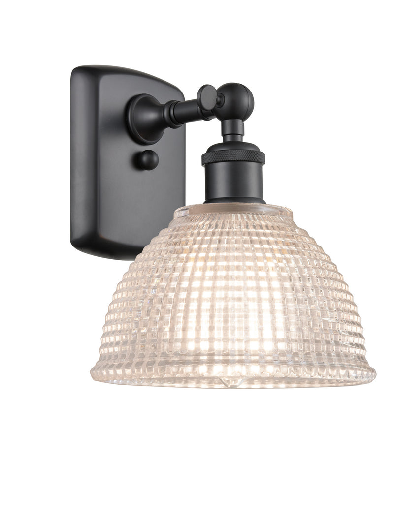 Innovations 516-1W-BK-G422 One Light Wall Sconce, Matte Black