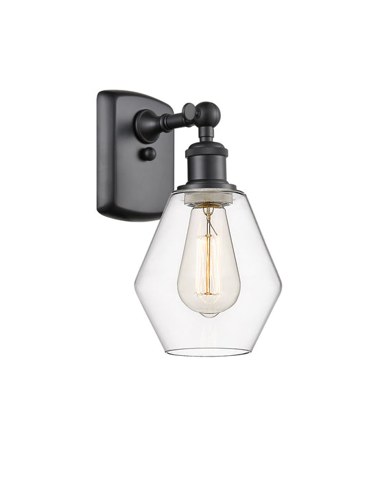 Innovations 516-1W-BK-G652-6-LED LED Wall Sconce, Matte Black