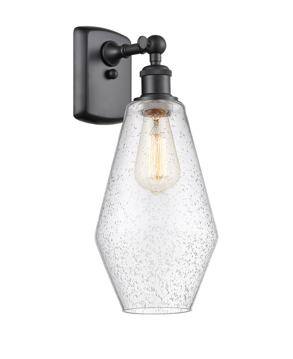 Innovations 516-1W-BK-G654-7-LED LED Wall Sconce, Matte Black