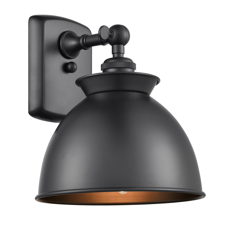 Innovations 516-1W-BK-M14-BK-LED LED Wall Sconce, Matte Black