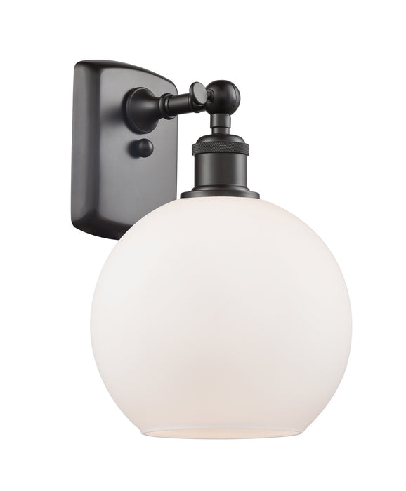 Innovations 516-1W-OB-G121-8 One Light Wall Sconce, Oil Rubbed Bronze