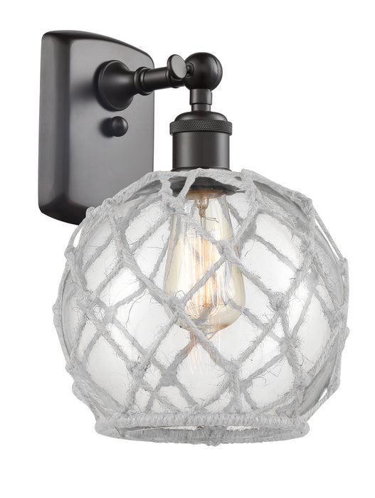 Innovations 516-1W-OB-G122-8RW One Light Wall Sconce, Oil Rubbed Bronze