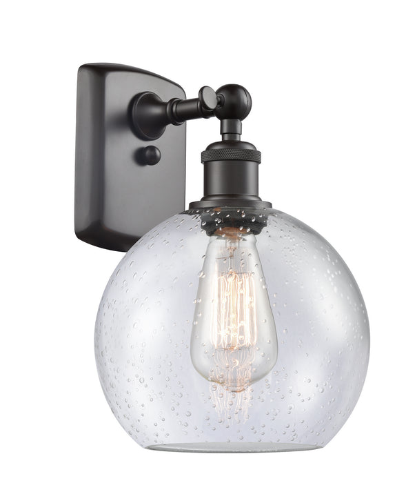Innovations 516-1W-OB-G124-8-LED LED Wall Sconce, Oil Rubbed Bronze