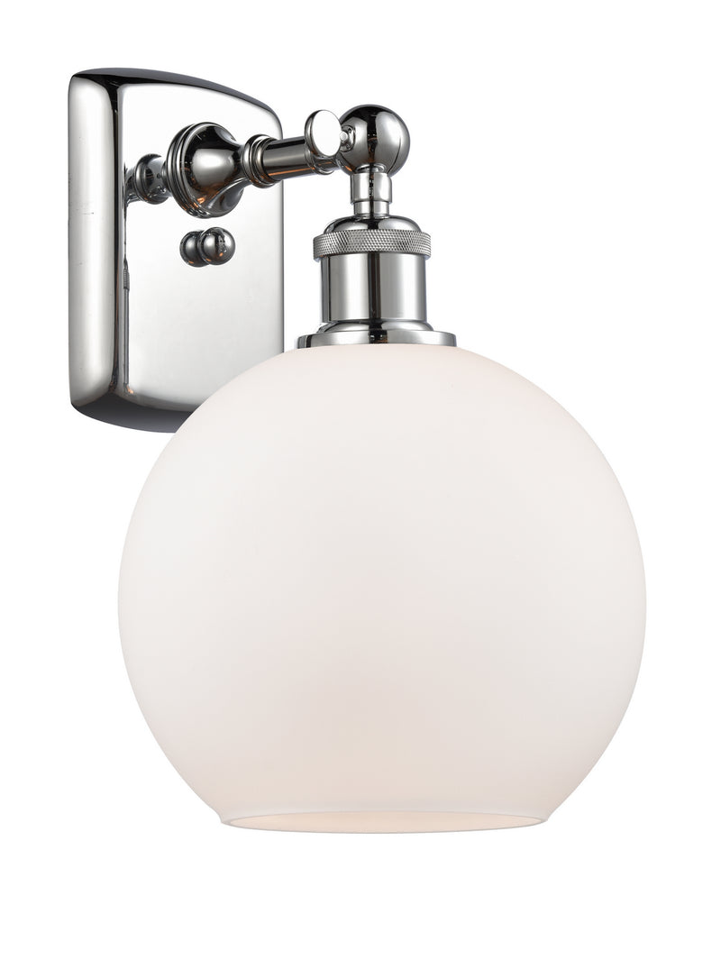 Innovations 516-1W-PC-G121-8 One Light Wall Sconce, Polished Chrome