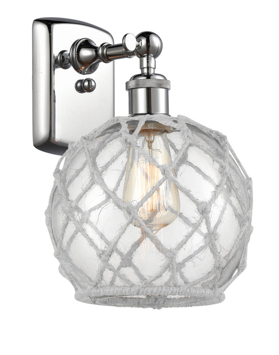 Innovations 516-1W-PC-G122-8RW One Light Wall Sconce, Polished Chrome