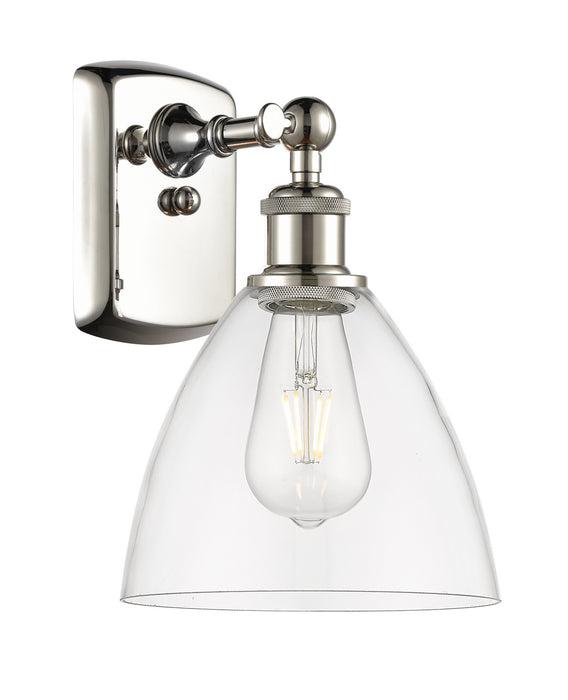 Innovations 516-1W-PN-GBD-752 One Light Wall Sconce, Polished Nickel