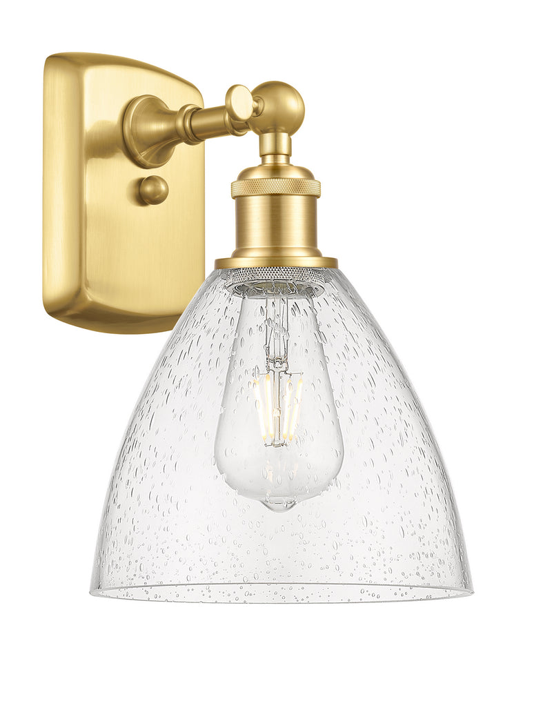 Innovations 516-1W-SG-GBD-754 One Light Wall Sconce, Satin Gold