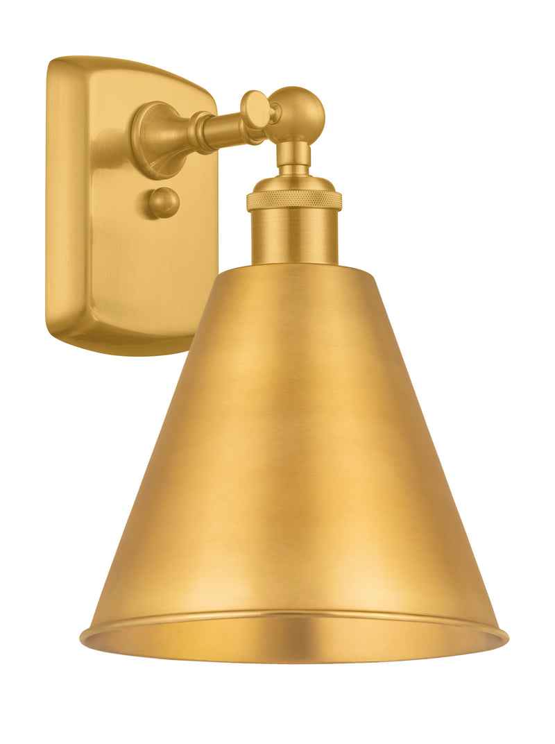 Innovations 516-1W-SG-MBC-8-SG-LED LED Wall Sconce, Satin Gold