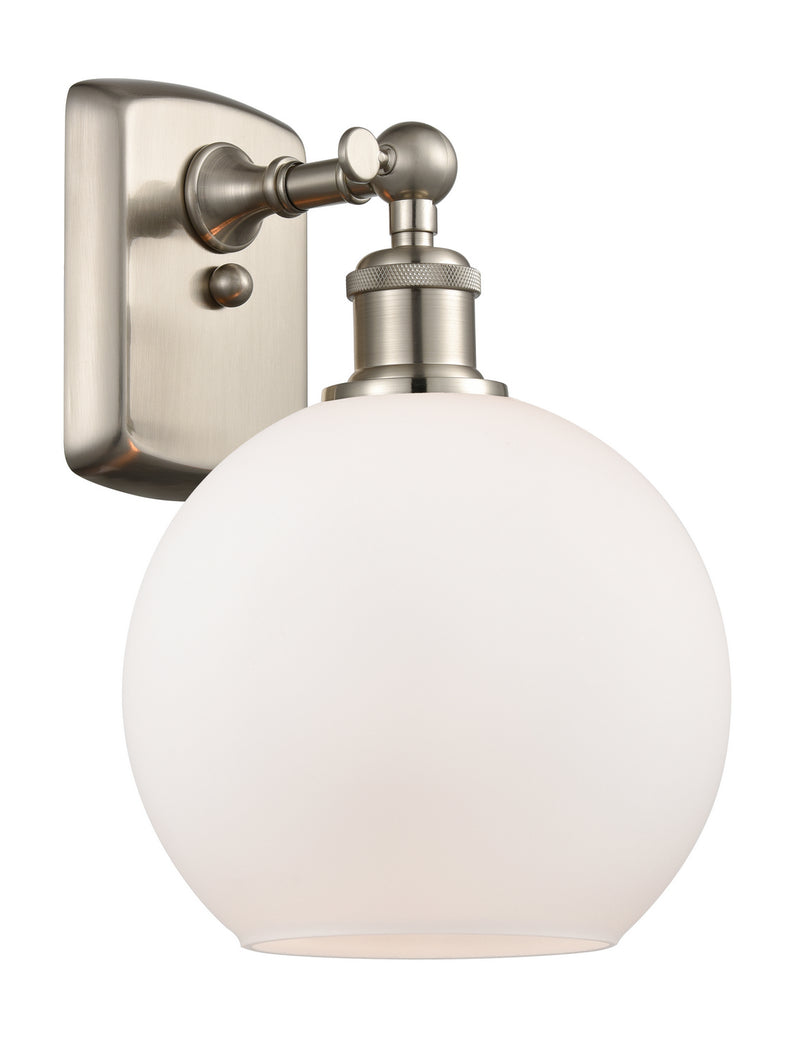Innovations 516-1W-SN-G121-8 One Light Wall Sconce, Brushed Satin Nickel