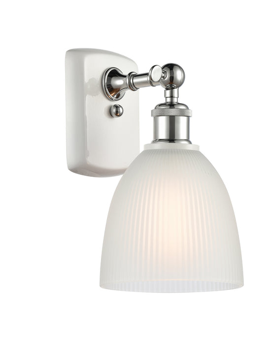 Innovations 516-1W-WPC-G381-LED LED Wall Sconce, White Polished Chrome