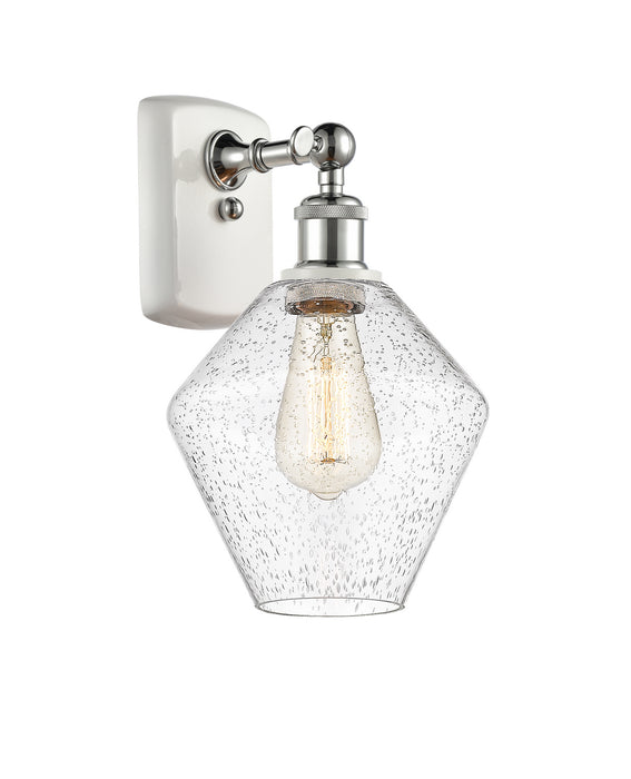 Innovations 516-1W-WPC-G654-8-LED LED Wall Sconce, White Polished Chrome