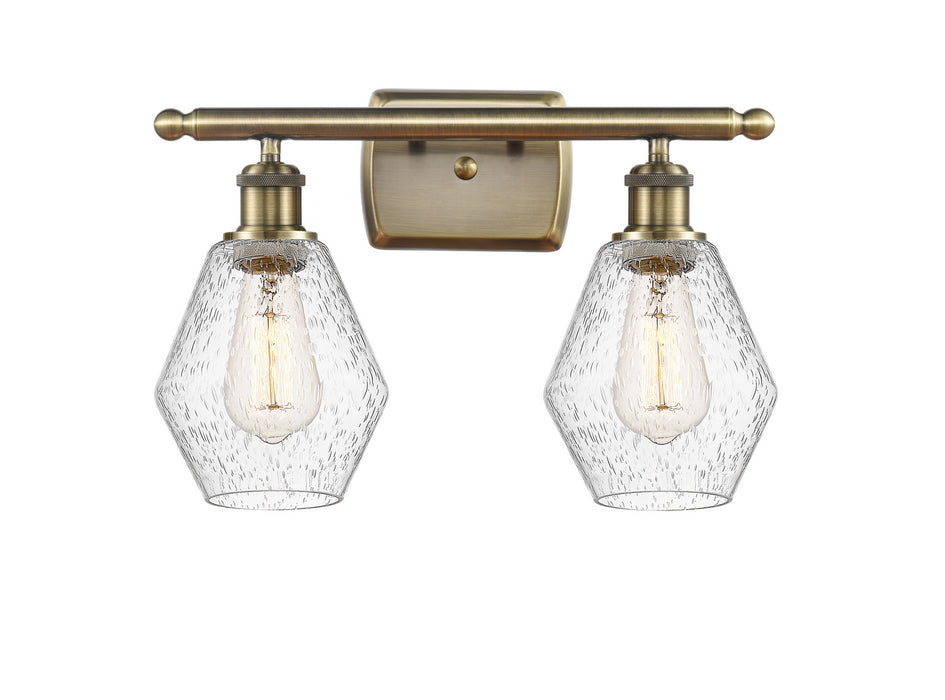 Innovations 516-2W-AB-G654-6-LED LED Bath Vanity, Antique Brass