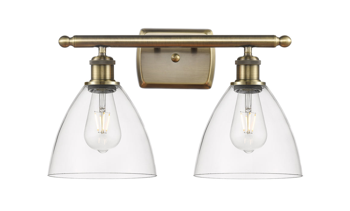 Innovations 516-2W-AB-GBD-752-LED LED Bath Vanity, Antique Brass