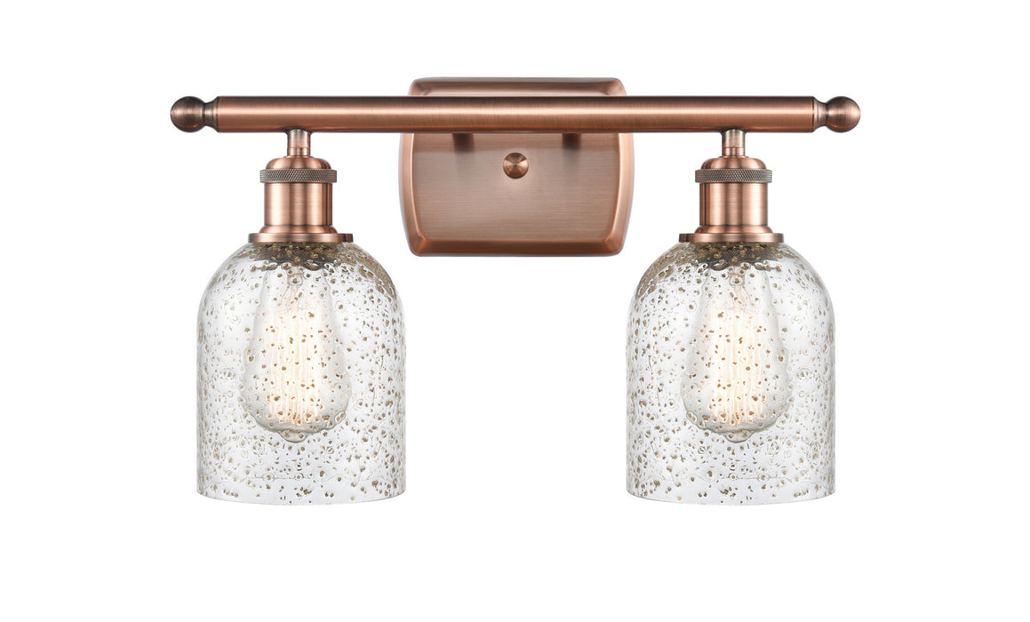 Innovations 516-2W-AC-G259 Two Light Bath Vanity, Antique Copper