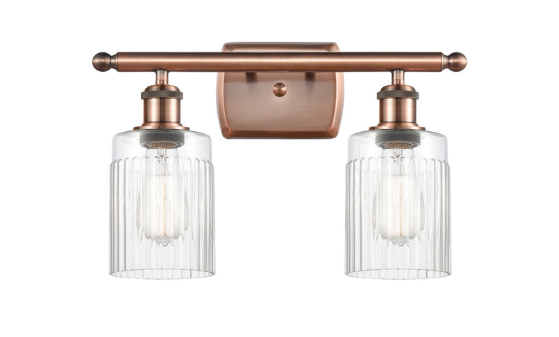 Innovations 516-2W-AC-G342-LED LED Bath Vanity, Antique Copper
