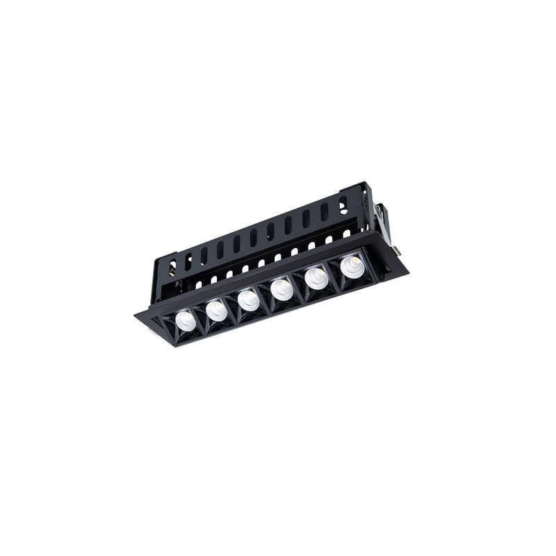 W.A.C. Lighting R1GAT06-F930-BKBK LED Adjustable Trim, Black/Black