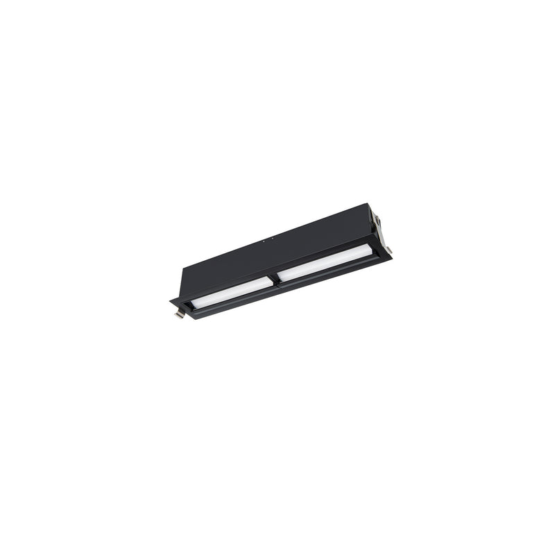 W.A.C. Lighting R1GWT08-A930-BKBK LED Wall Wash Trim, Black/Black