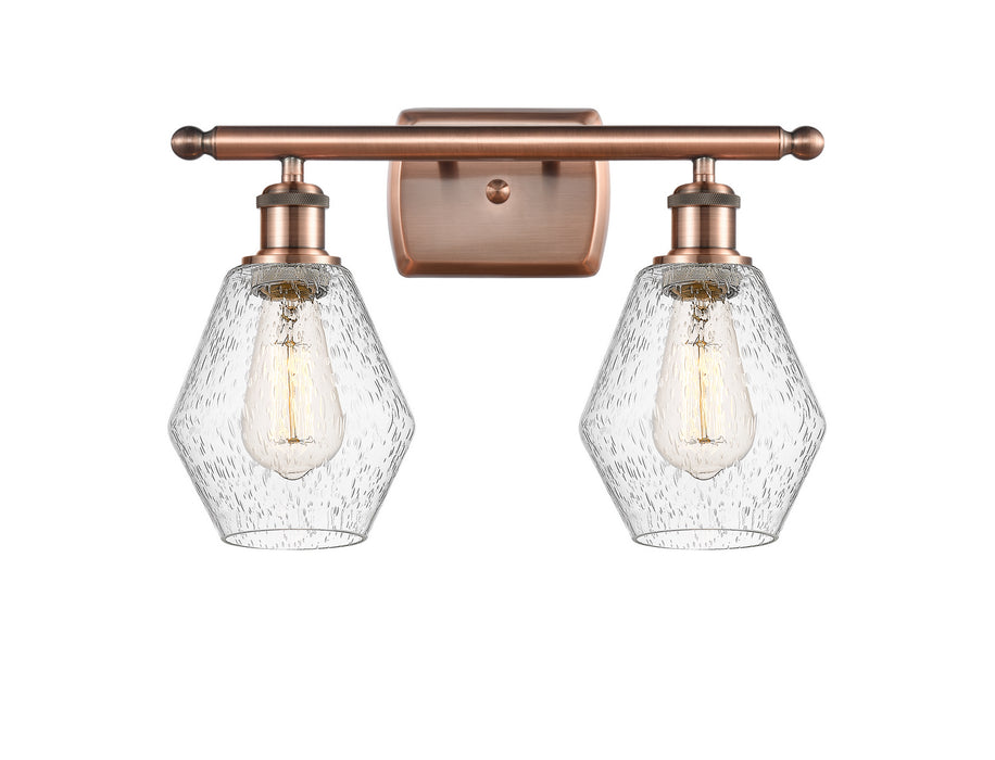Innovations 516-2W-AC-G654-6-LED LED Bath Vanity, Antique Copper