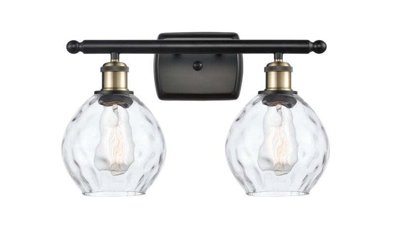Innovations 516-2W-BAB-G362 Two Light Bath Vanity, Black Antique Brass