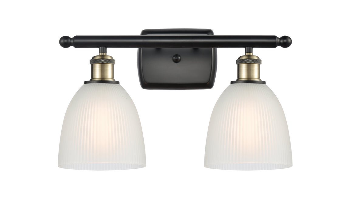 Innovations 516-2W-BAB-G381 Two Light Bath Vanity, Black Antique Brass