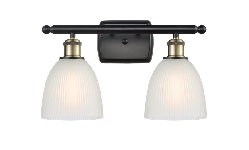 Innovations 516-2W-BAB-G381-LED LED Bath Vanity, Black Antique Brass