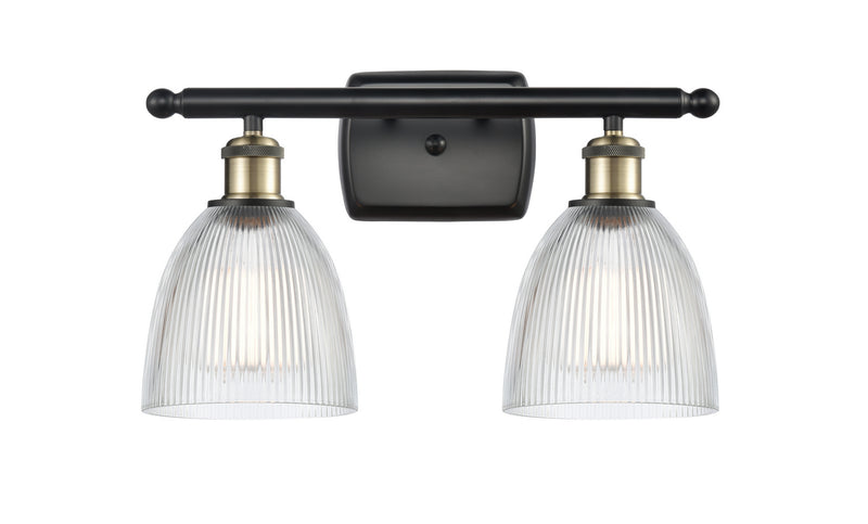 Innovations 516-2W-BAB-G382 Two Light Bath Vanity, Black Antique Brass