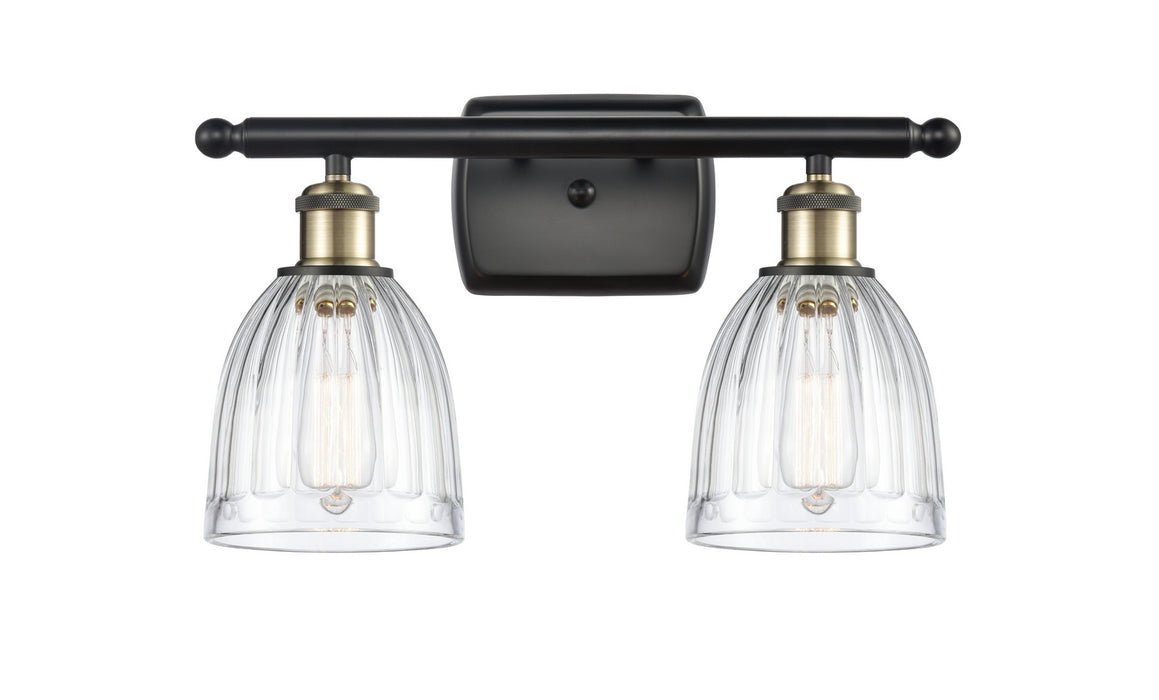 Innovations 516-2W-BAB-G442 Two Light Bath Vanity, Black Antique Brass