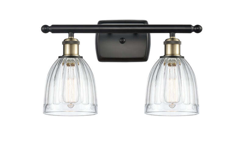 Innovations 516-2W-BAB-G442-LED LED Bath Vanity, Black Antique Brass