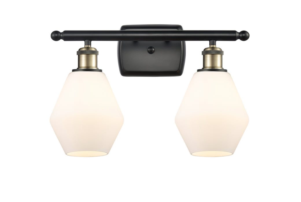 Innovations 516-2W-BAB-G651-6-LED LED Bath Vanity, Black Antique Brass