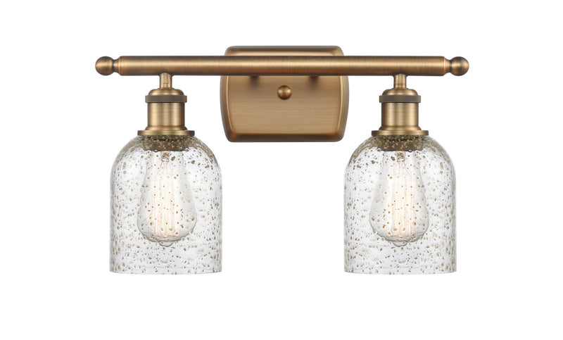 Innovations 516-2W-BB-G259 Two Light Bath Vanity, Brushed Brass